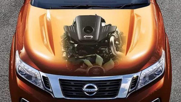 Nissan Navara 2018 under the hood