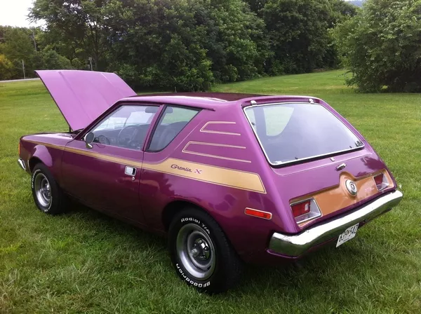 a purple car