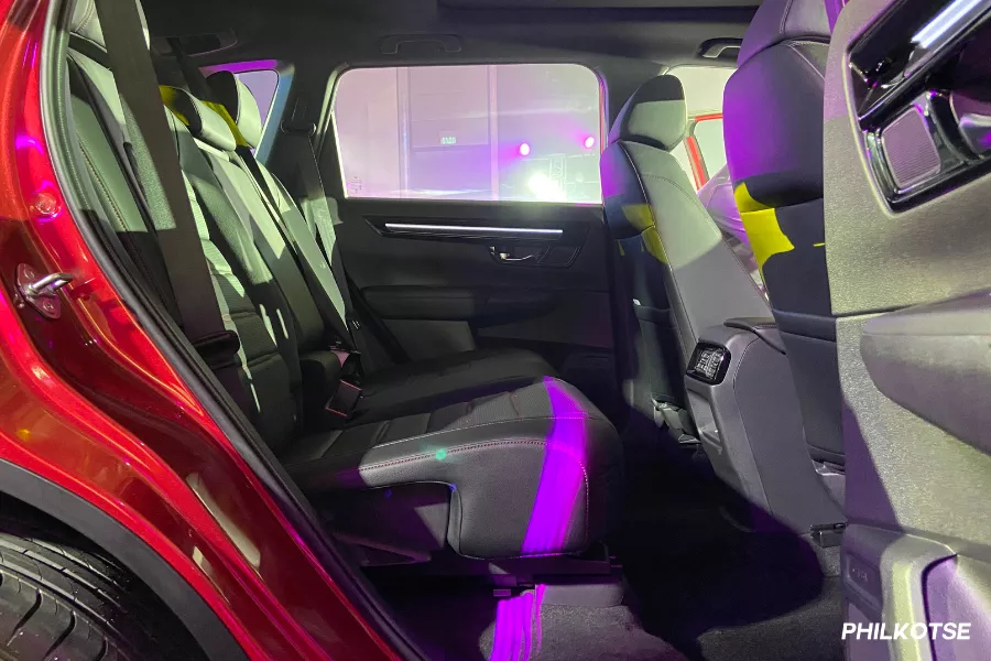 CR-V's rear seats