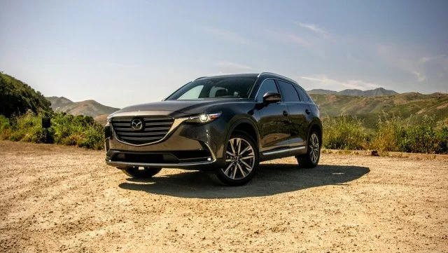angular front of a Mazda SUV