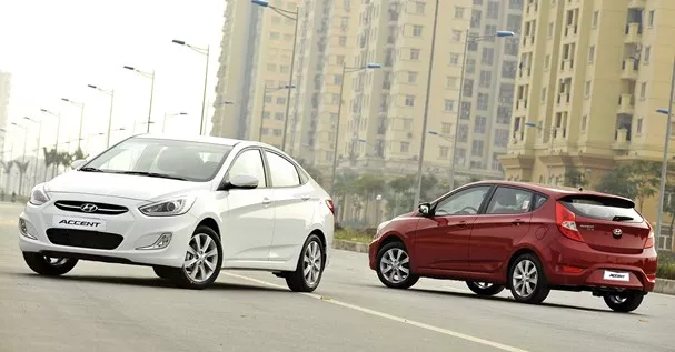 Two cars on the road