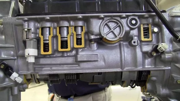 The most common type is the hydraulic automatic transmission A hydraulic automatic transmission