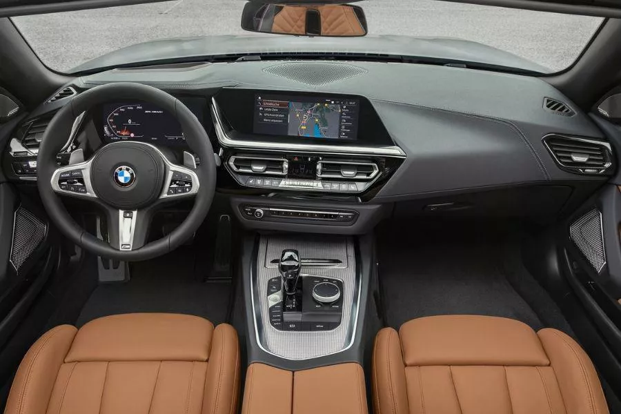 BMW Z4 interior view