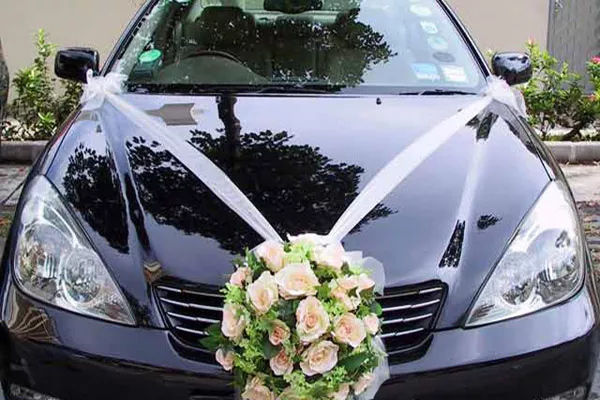 a bridal car