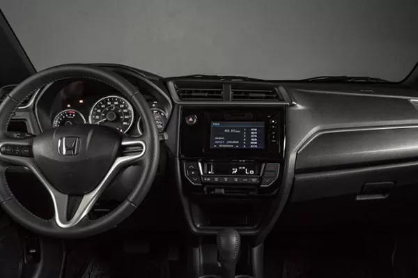 A picture of the front cabin of the 2019 Honda BR-V