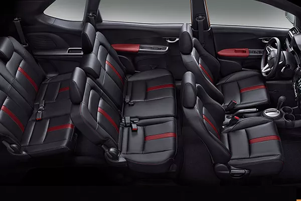 A picture of the 2019 Honda BR-V passenger seats