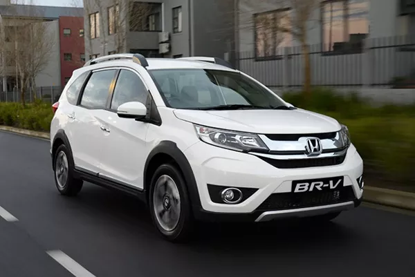 A picture of a white 2019 Honda BR-V