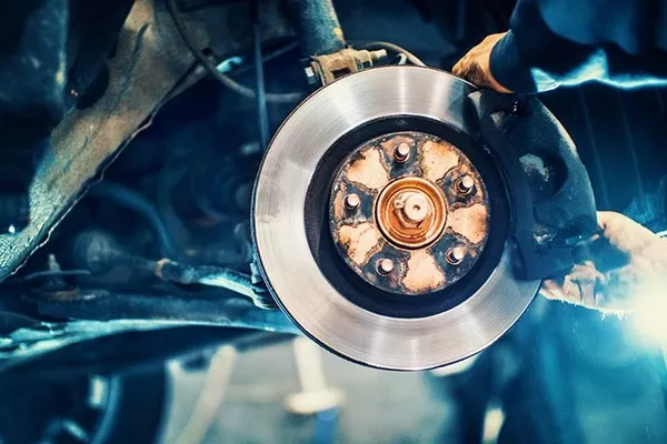 Checking a car brake