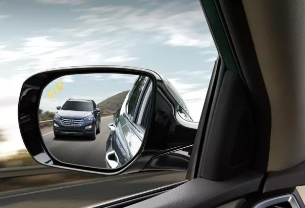 The mirrors should be adjusted so that the blind spots are at the least to make sure you have the best road awareness a car side mirror