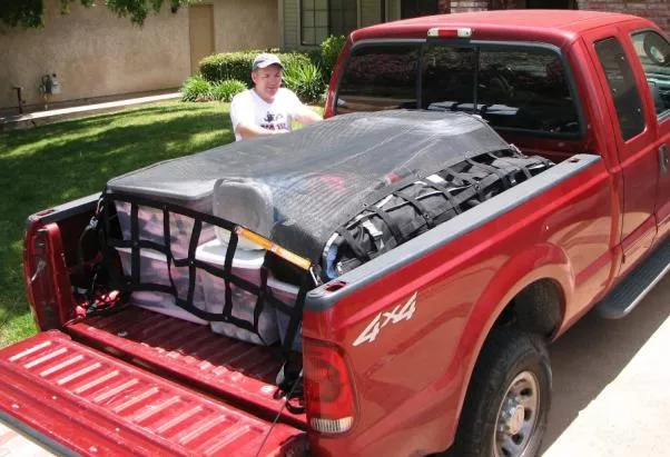 Many drivers buy a net which can’t cover the entire loads loads are fixed by cargo net