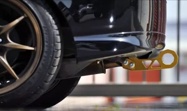 Most modern cars come with tow hooks or loops built in for towing purposes a built-in car hook