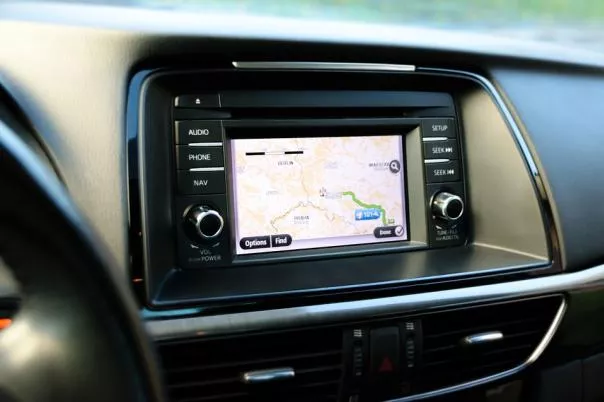 Onboard GPS adds to the car's sticker price considerably Onboard GPS on a car