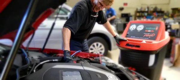 Checking a car's AC system