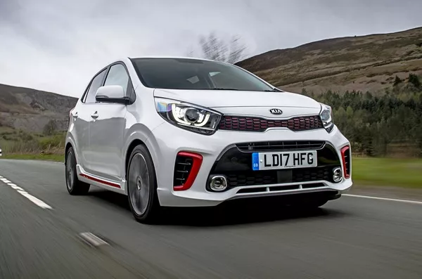 The Kia Picanto sports a more aggressive look Kia Picanto 1.0 SL M/T angular front