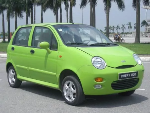 angular front of the Chery QQ3