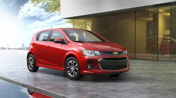 Chevrolet Sonic angular front view