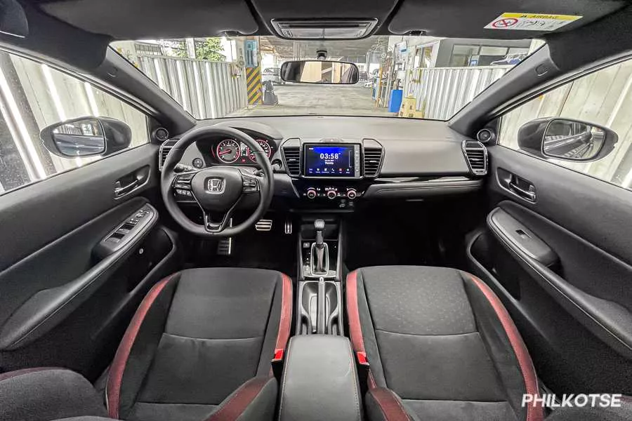 A picture of the City RS Hatchback's interior