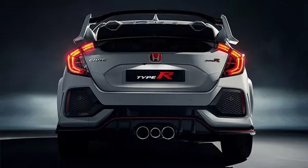 Honda Civic Type R 2018 rear view