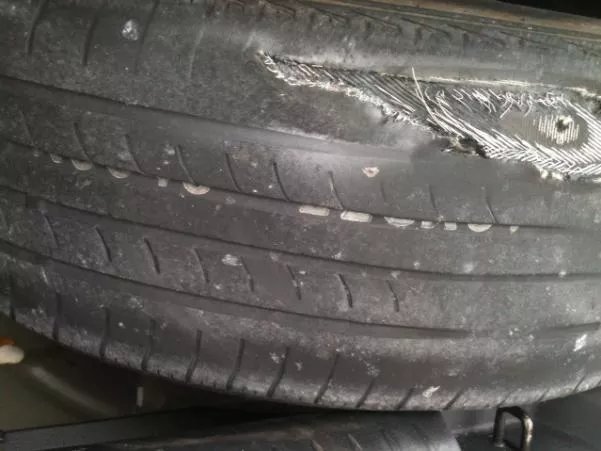 Honda Civic's tire wear