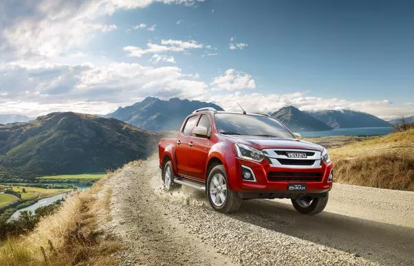 Isuzu Dmax 2018 on the road