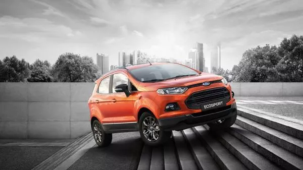 angular front of the Ford Ecosport