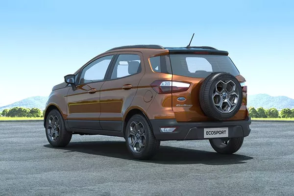 A picture of the rear of the 2019 Ford Ecosport