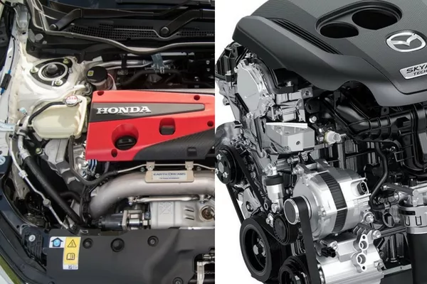 mazda 6 vs honda civic engines