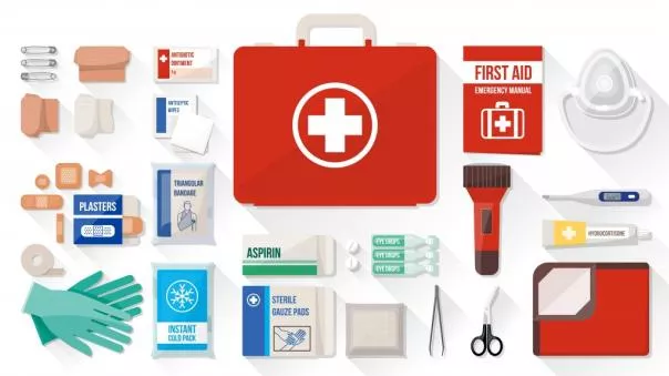 first-aid supplies for safety