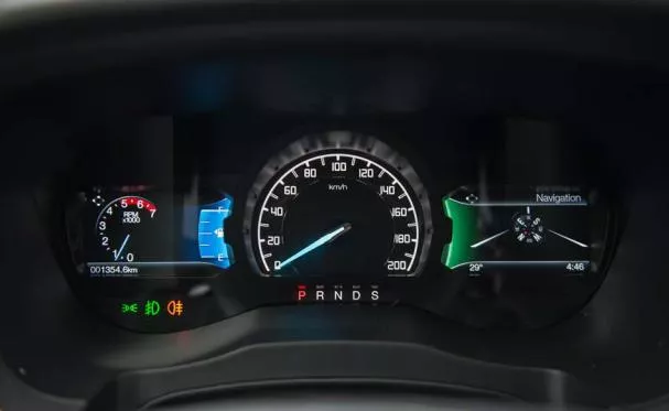 Dashboard of a Ford Everest 2018