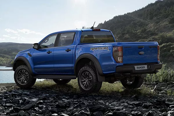 Rear shot of the Ranger Raptor