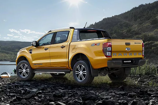 Rear shot of the Ranger Wildtrak