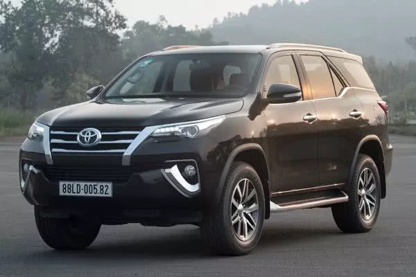 Toyota Fortuner 2018 front fascia