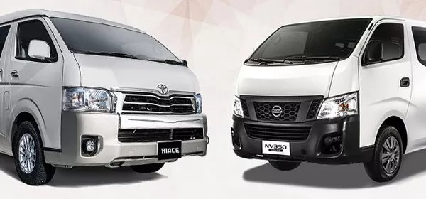 nissan urvan nv350 vs toyota commuter