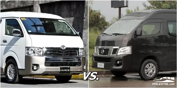 nissan urvan nv350 vs toyota hiace