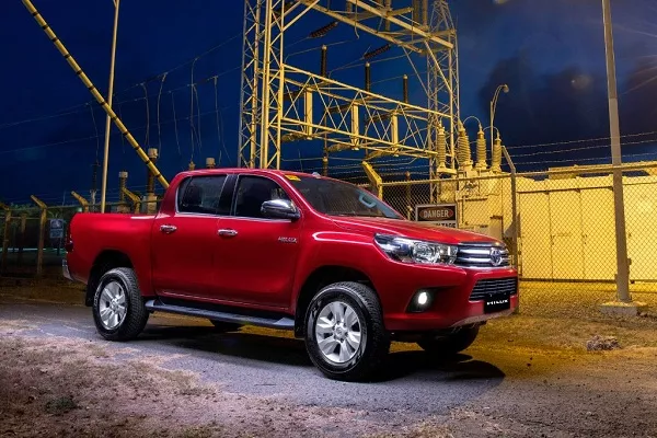 Toyota Hilux 2020 on the road