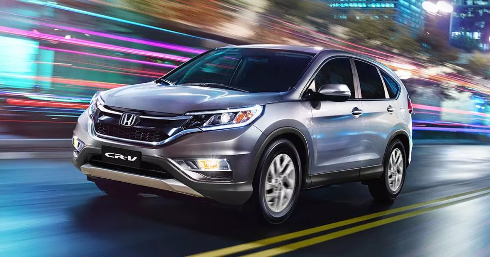 Honda CR-V on the road