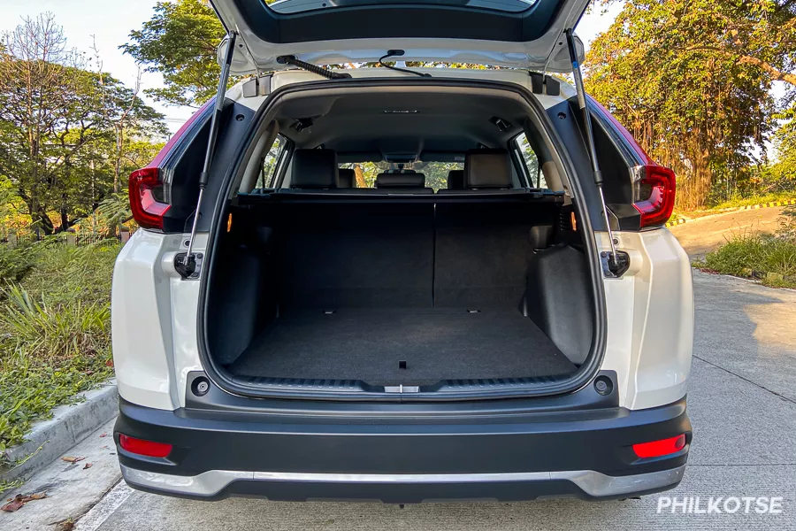 A picture of the CR-V S gasoline's trunk