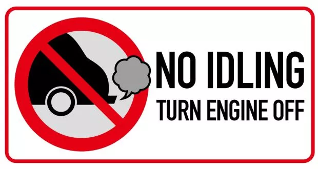 No idling sign
