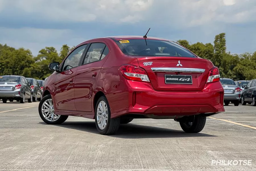 Mitsubishi Mirage G4 rear view