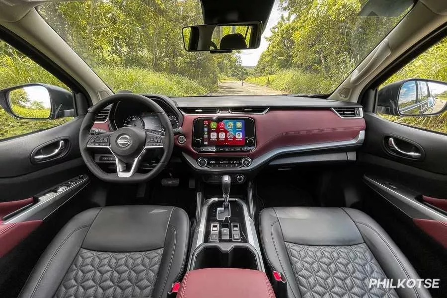 A picture of the interior of the Nissan Terra VL