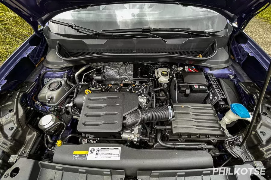 The T-Cross' 1.5-liter inline-4 gasoline engine