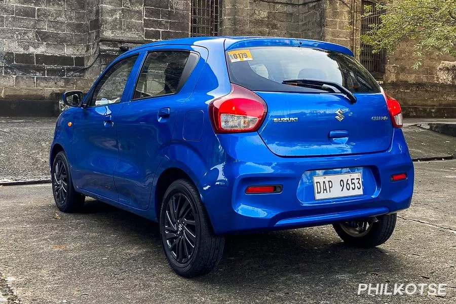 Celerio GL AGS from the rear