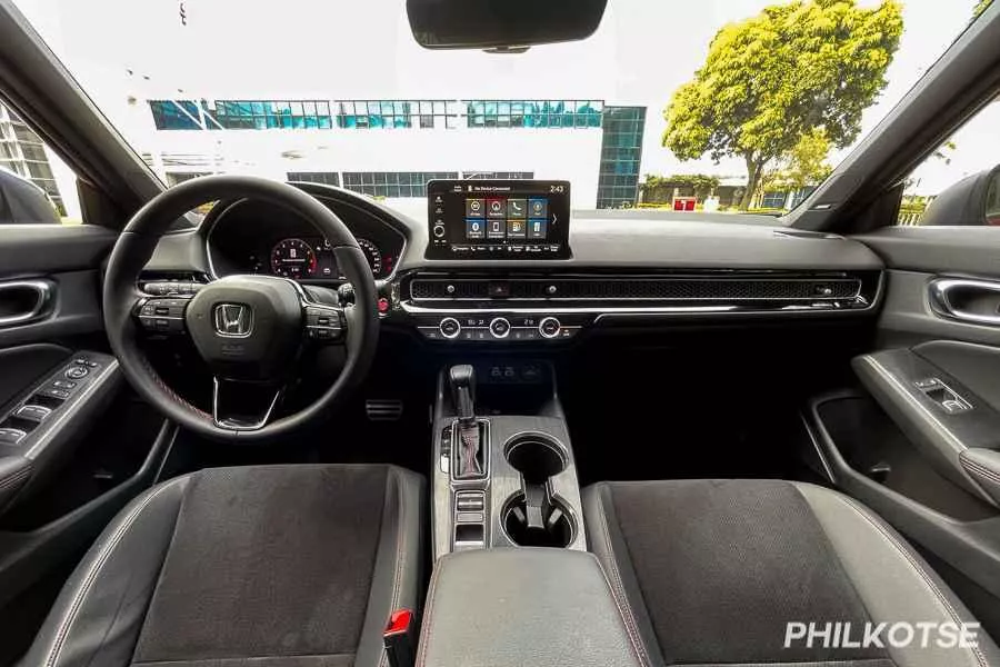 A picture of the interior of the 2022 Honda Civic