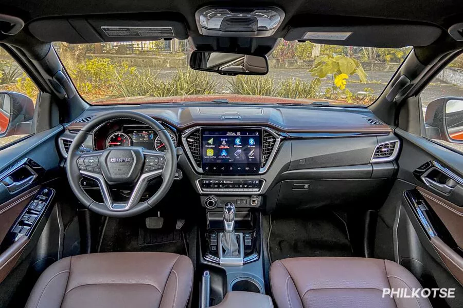 The D-Max LS-E's interior