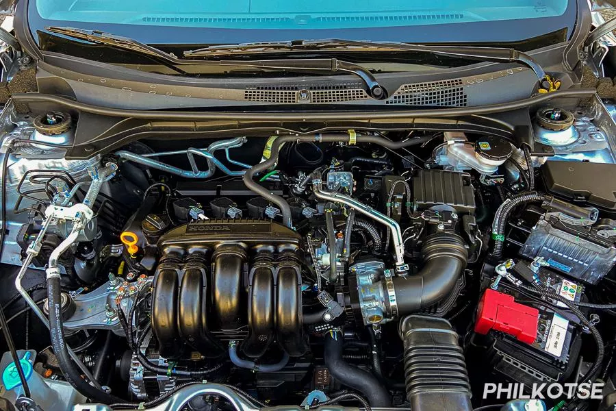 A picture of the Honda BR-V's engine bay