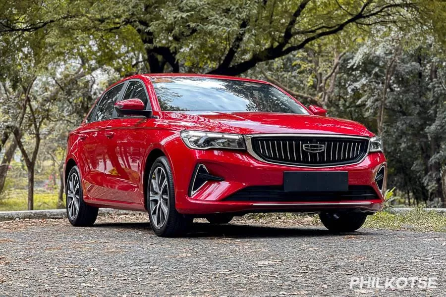 A picture of the 2022 Geely Emgrand sedan