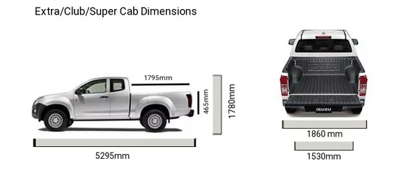 isuzu dmax dimensions