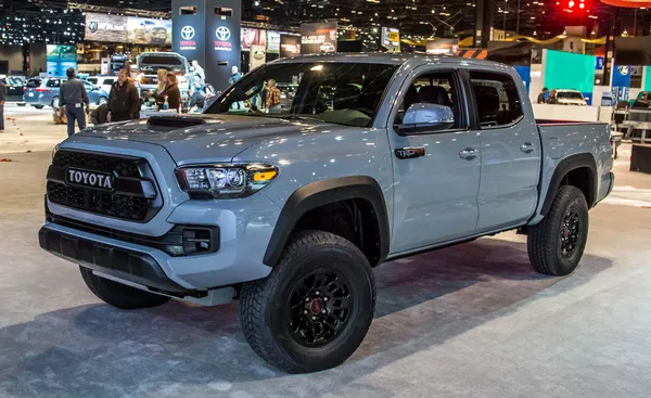 angular front of the Toyota Tacoma TRD
