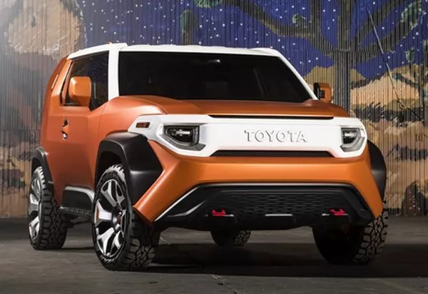 Angular front of an Toyota SUV