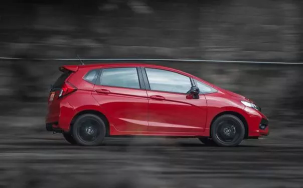 Honda Jazz 2018 on the road